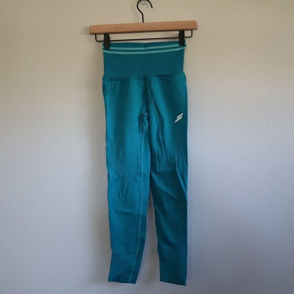 DYE Scrunch Seamless Leggings Blue Size Small - Picture 1 of 6